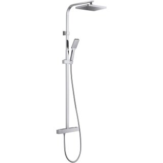 Euroshowers Thermo Combi Shower, Square 250&times;170 mm