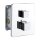 DEMM Mondo Incasso 3-Wege-Einbau-Thermostat-Brausemischer mit Box in Chrom