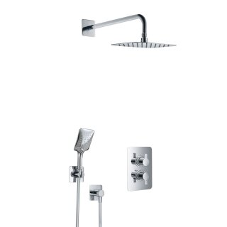 HSK Shower Set 2.04 Softcube, Oberfl&auml;che Chrom