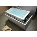 VIVA B HYDRO-AIR Whirlpool-Badewanne, 185x80x47cm, weiss