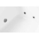 CLEO HYDRO Whirlpool-Badewanne, 180x80x48cm, weiss