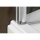 RIONI pneumatische Duschabtrennung 710 mm, Rahmen silber, Klarglas