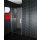 Euroshowers Door - 1-teilige Dreht&uuml;r Duschkabine, 88,0-90,0cm, Aluminium eloxiert, Klarglas, mit 20mm Schlauchdichtung