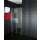 Euroshowers Duo Door - Pendelt&uuml;r Duschkabine, 86-90cm (43+43cm), Aluminium eloxiert, teilweise Milchglas