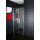 Euroshowers Duo Door - Pendelt&uuml;r Duschkabine, 91-95cm (43+48cm), Aluminium eloxiert, teilweise Milchglas